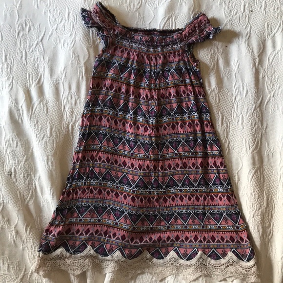 Tribal Print Pattern Short Dress / Beach Cover-up - Picture 6 of 6